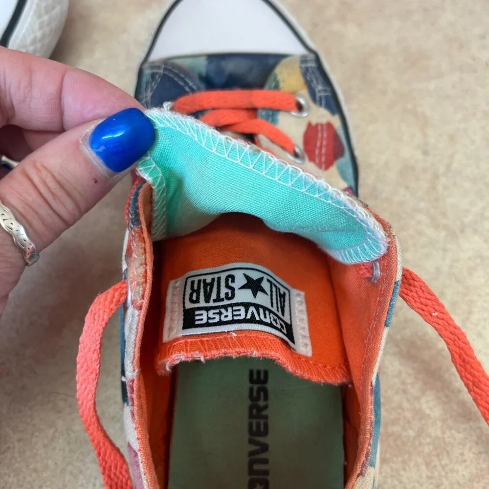 Converse All Star Low Top Colorful Multicolored Sneakers Unisex Junior 2 - Picture 10 of 11